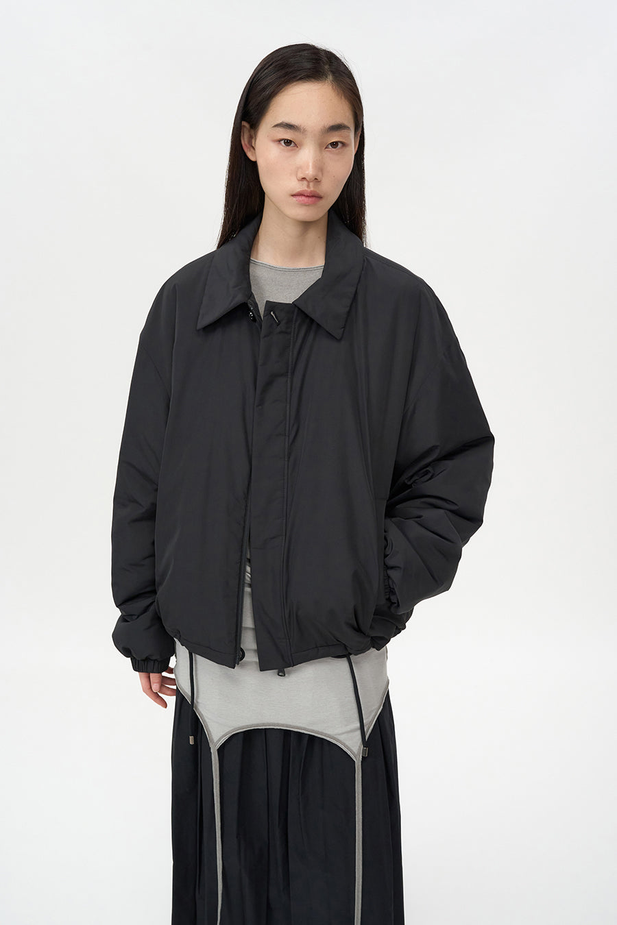 Soft padded jumper BLACK