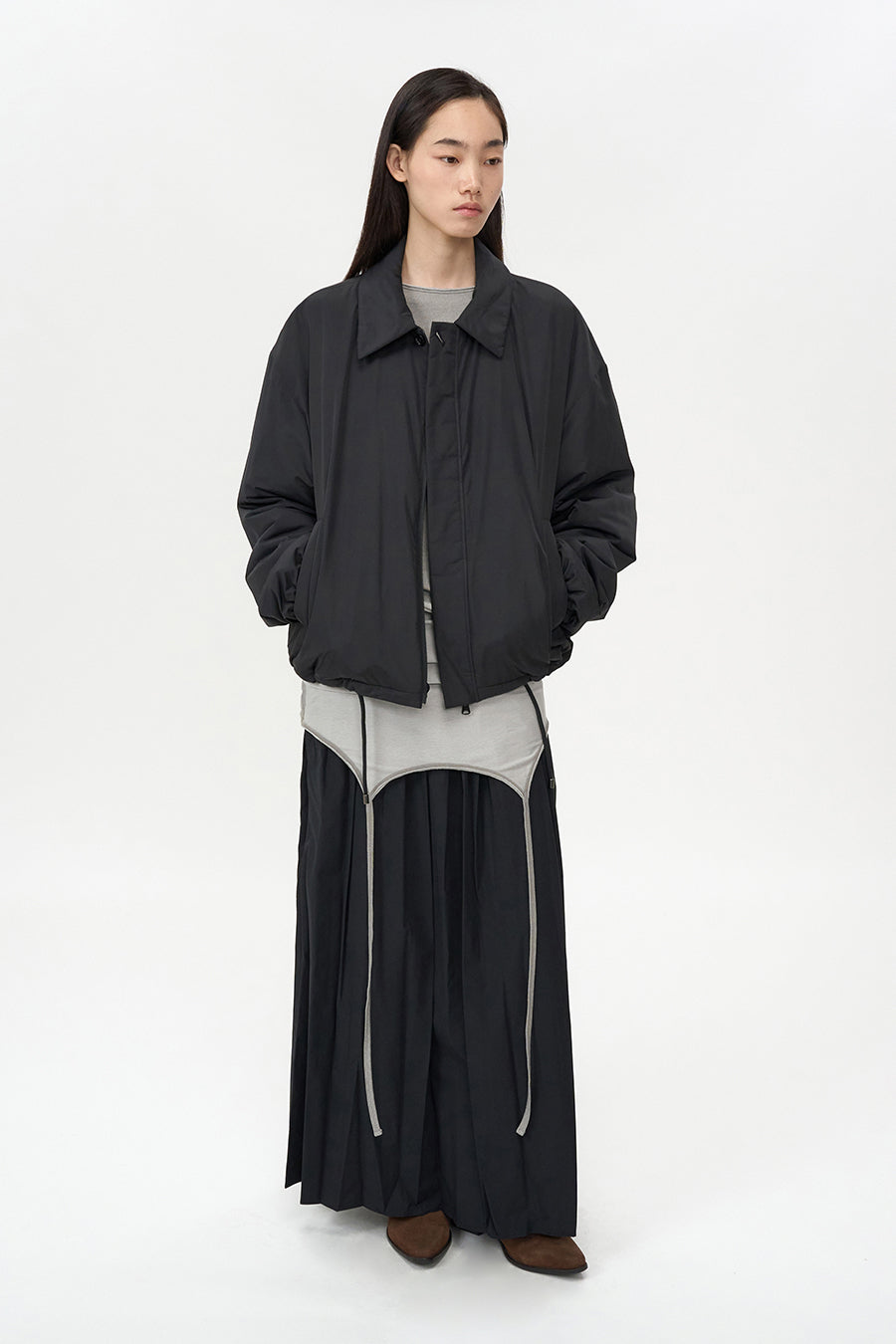 Soft padded jumper BLACK