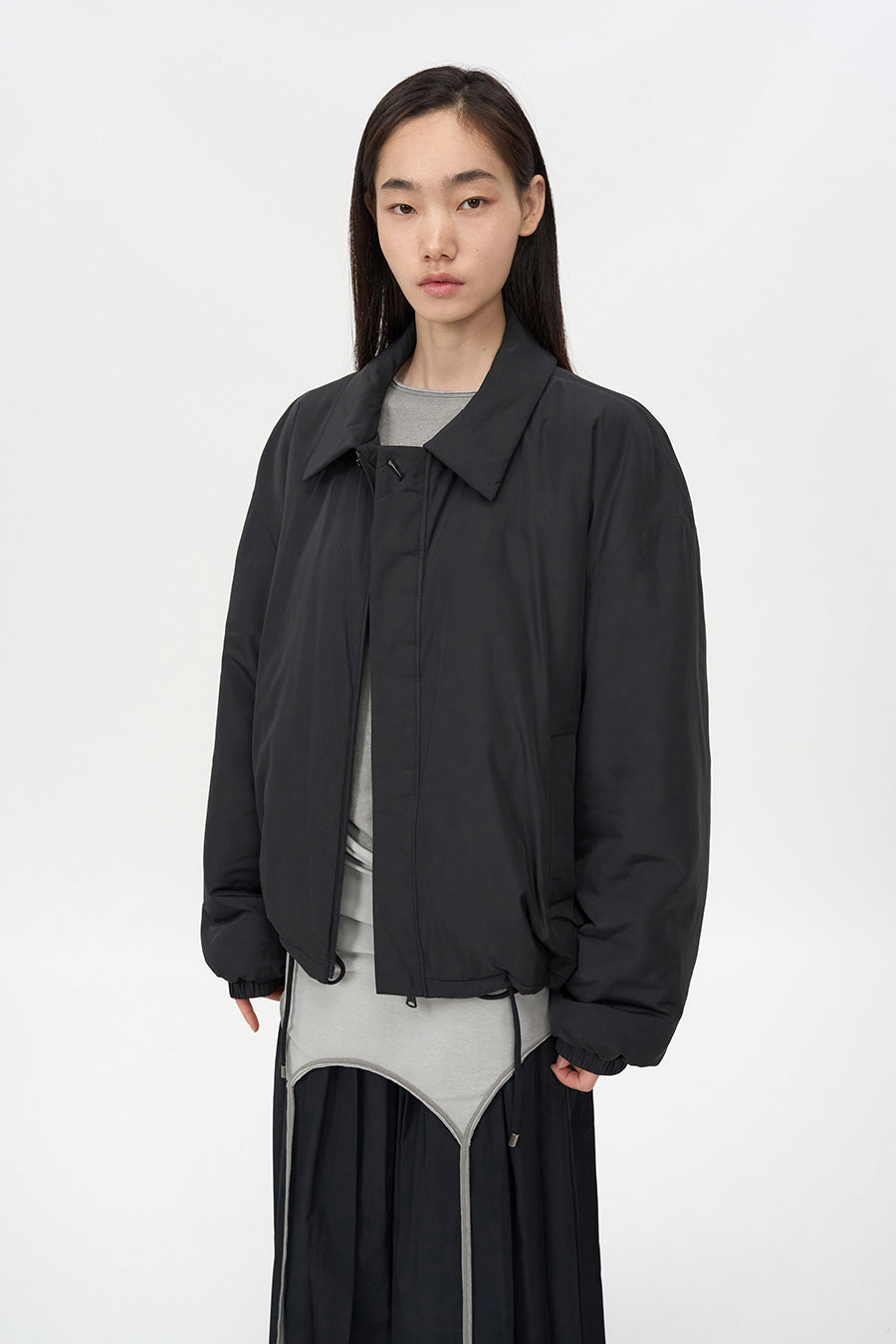 Soft padded jumper BLACK