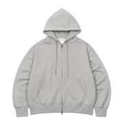 TOFFEE 2WAY Sweat Hoodie Zip-Up (MELANGY GREY)