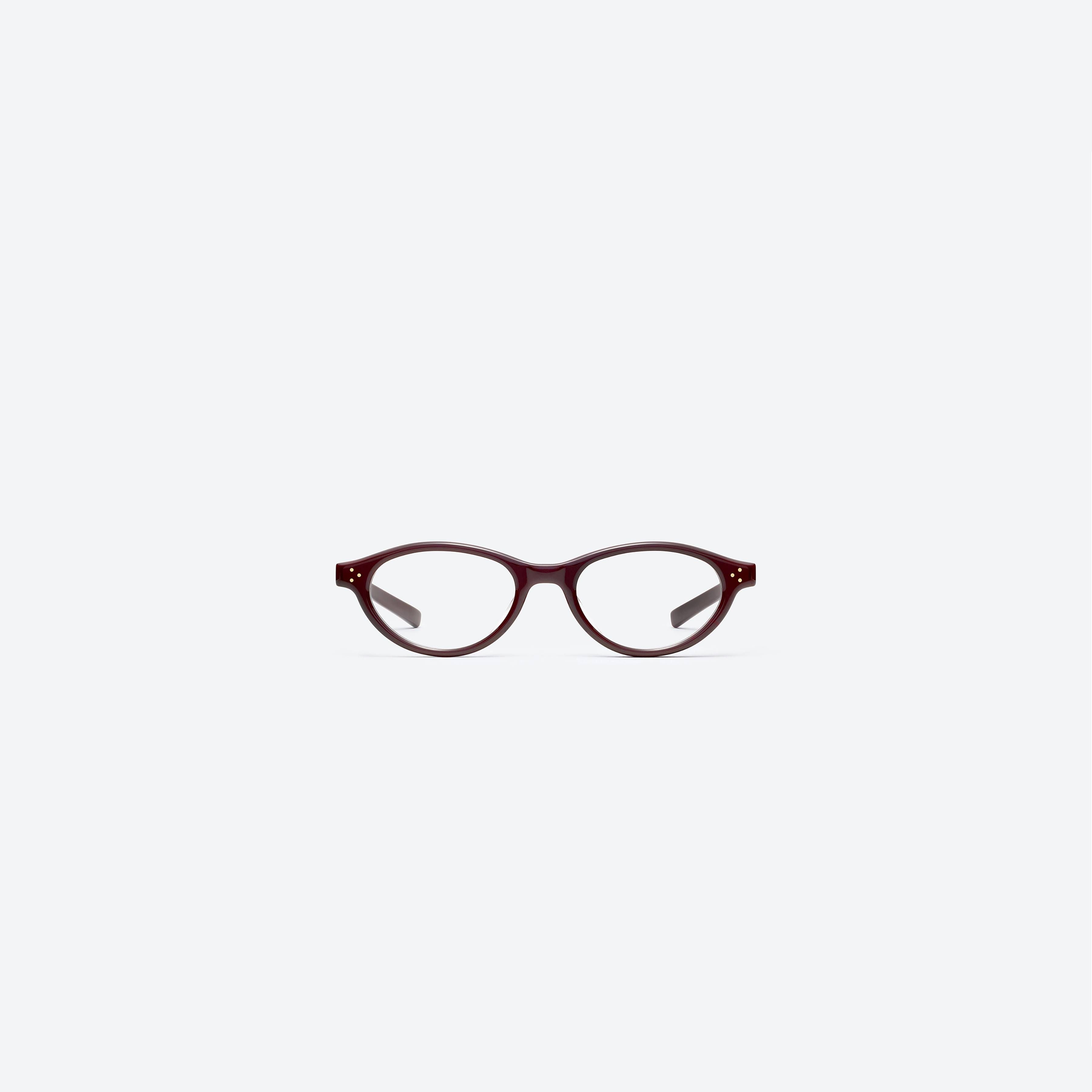 Gentle Monster Lad R7 Red Acetate Round Glasses