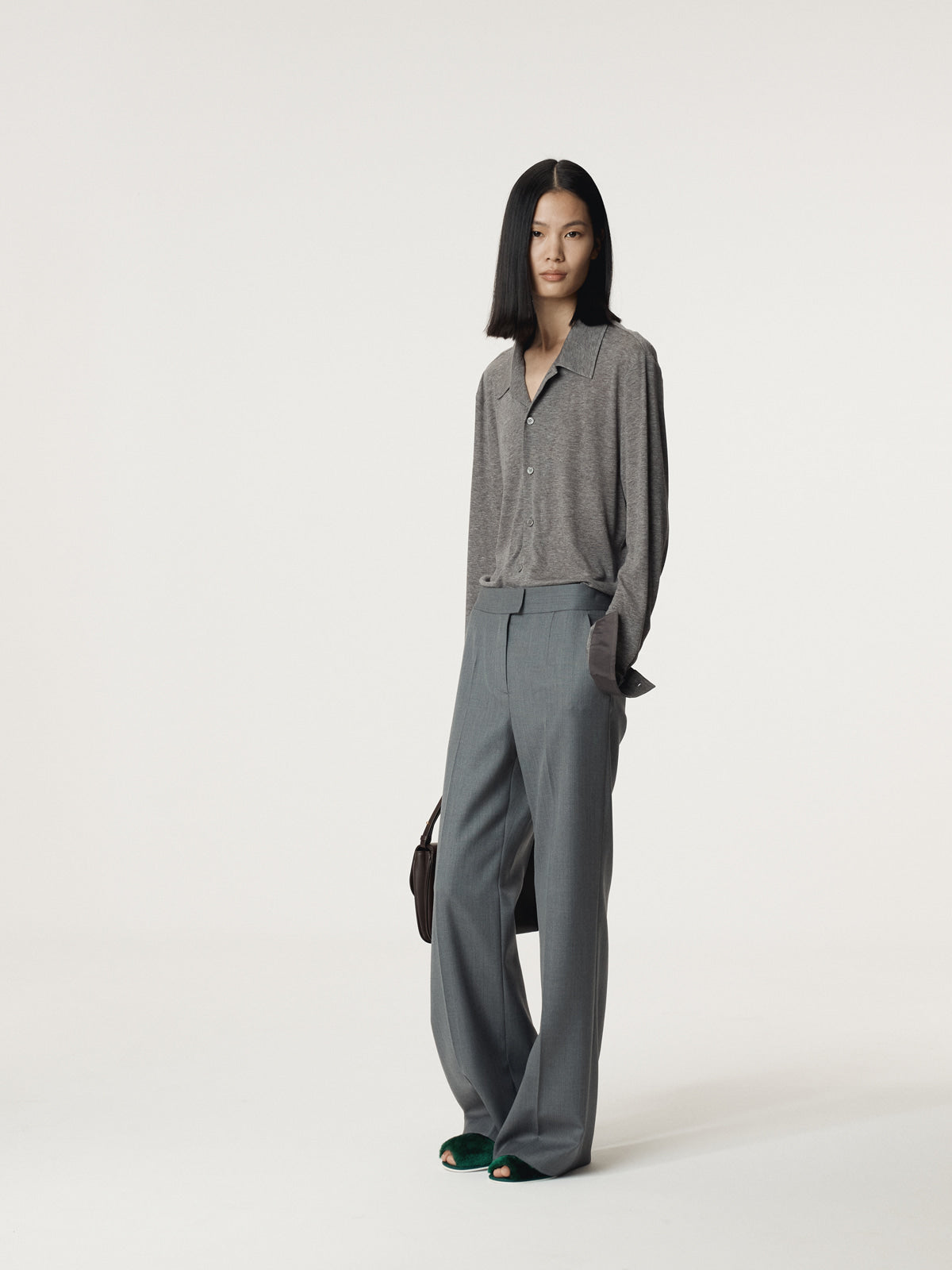 RC SIGNATURE FLARE PANTS (DARK GREY)