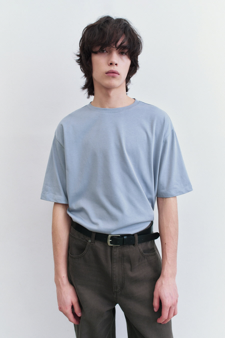 Minimal Leather Belt BLACK