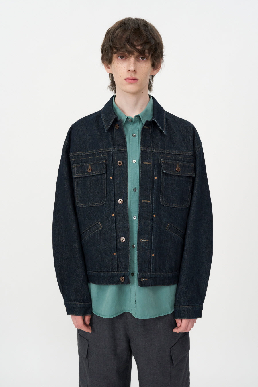 TYPE-2 Trucker Jacket RINSED