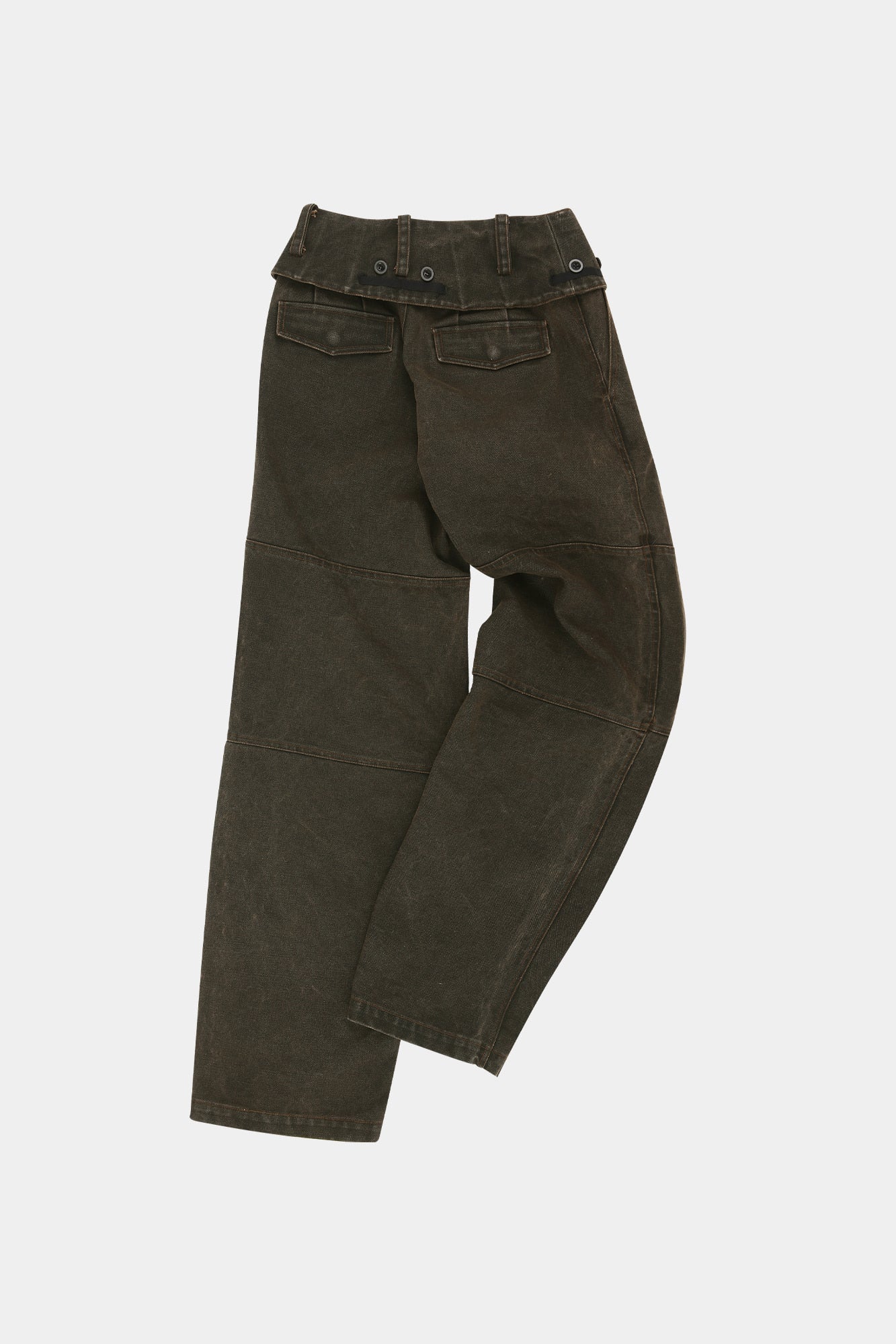 FOLDED WORK PANTS apa851w (BROWN)