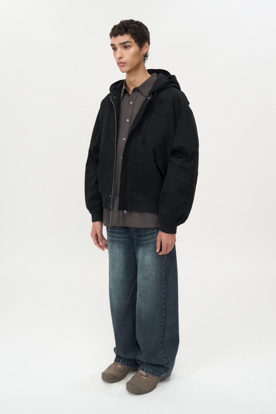 Flight Hooded Bomber BLACK