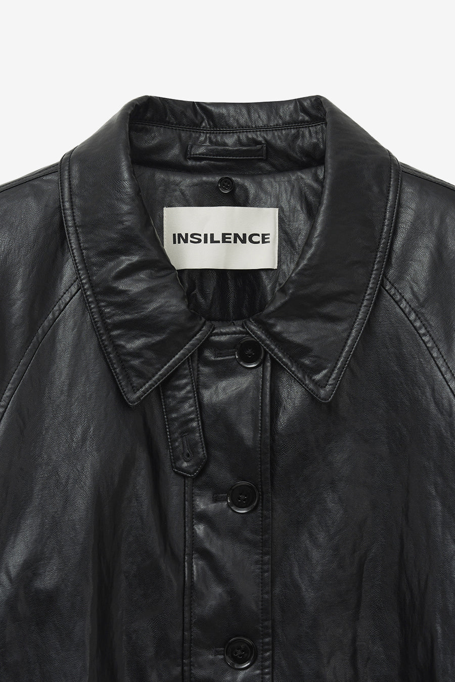 Detachable Fur Leather Blouson BLACK
