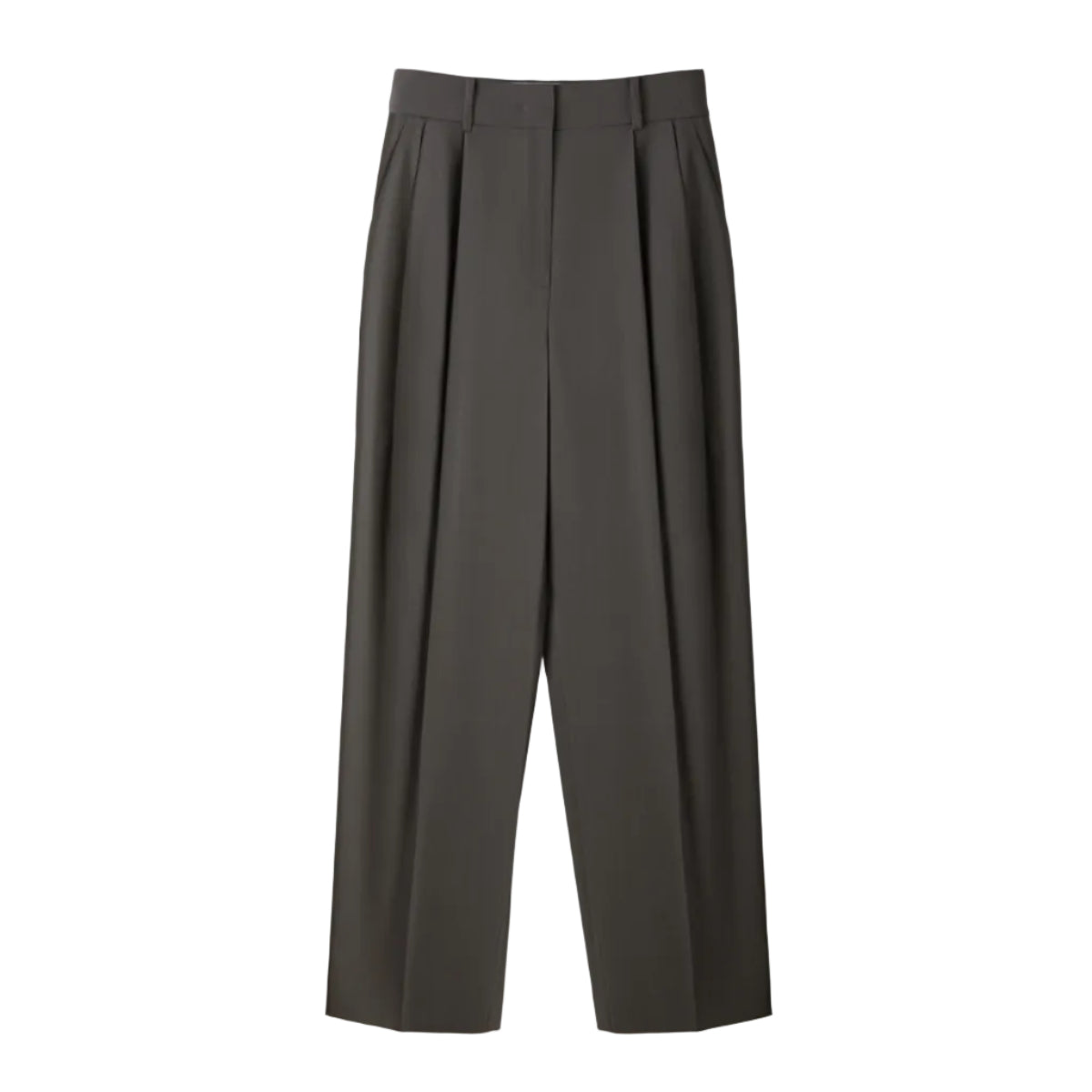 TWO TUCK SUIT PANTS (MIDNIGHT GREY)