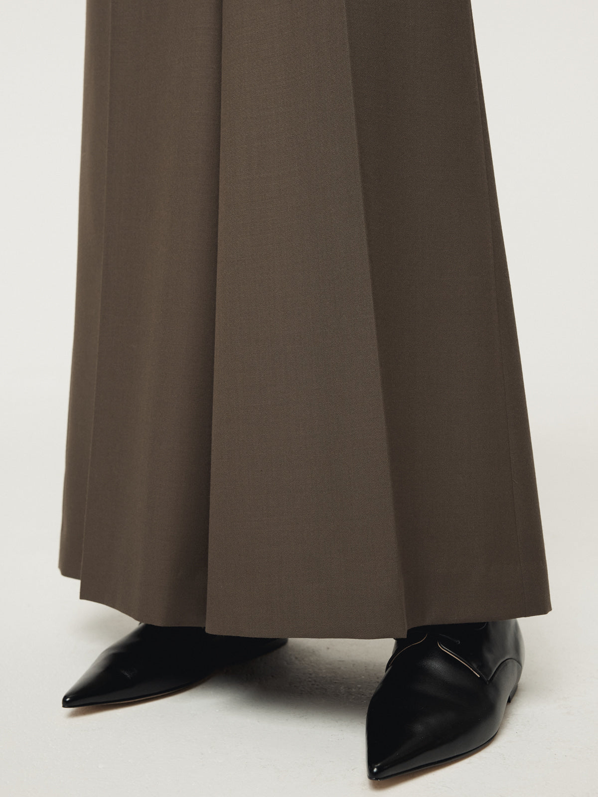 SINTRA SLIT SKIRT PANTS (DARK KHAKI)
