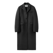 Cashmere Single Maxi Coat BLACK