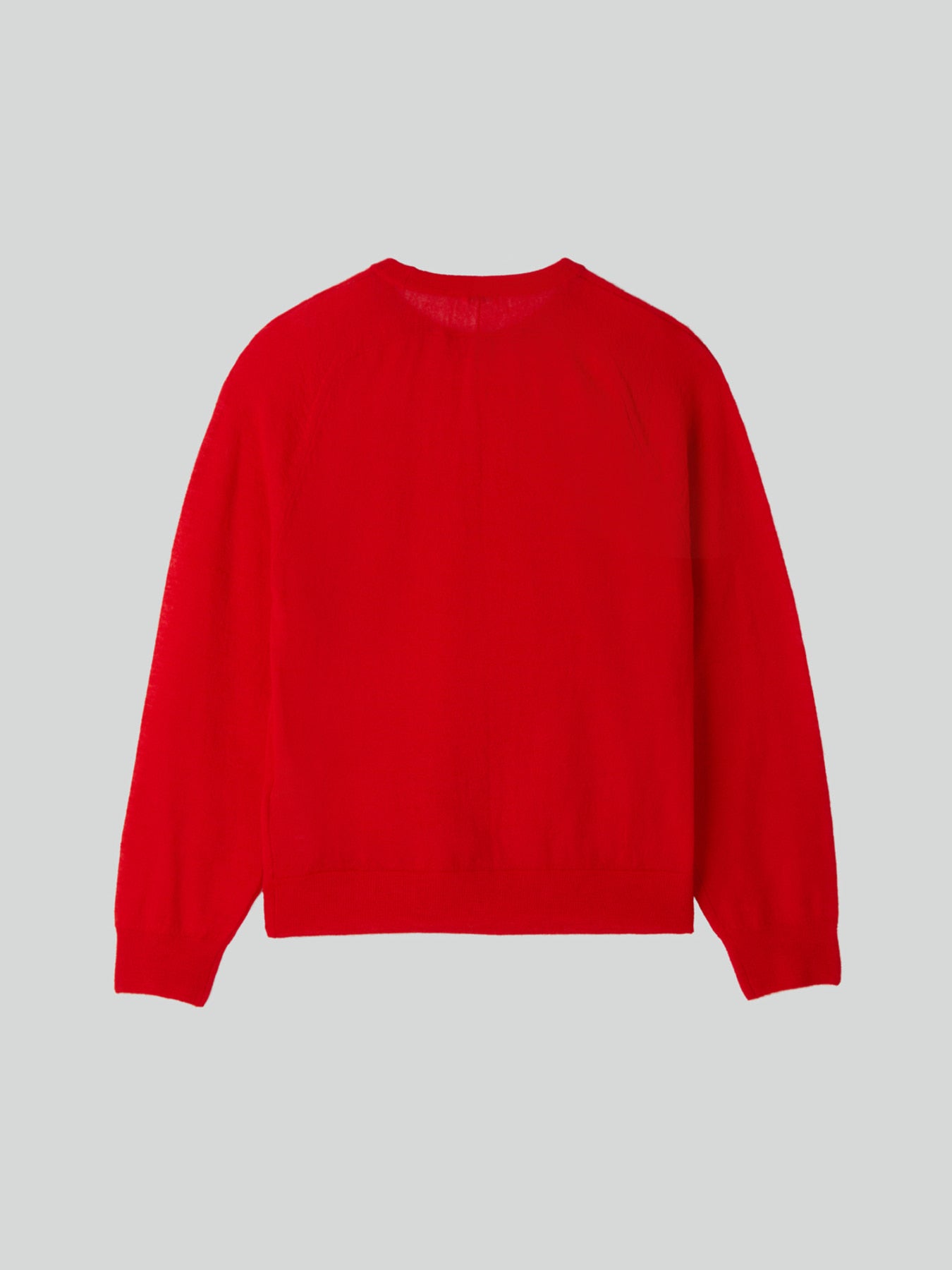 RC SHEER KNIT TOP (SCARLET RED)