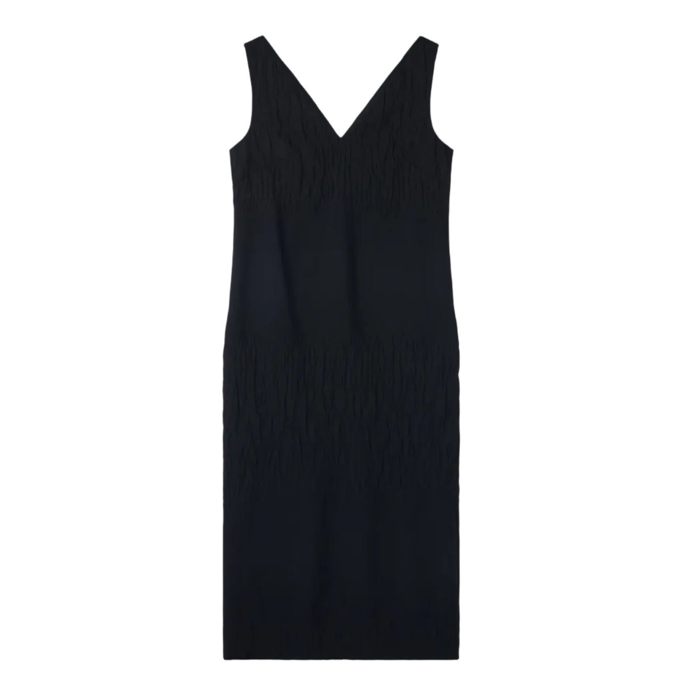 WAVE JACQUARD DRESS (BLACK)