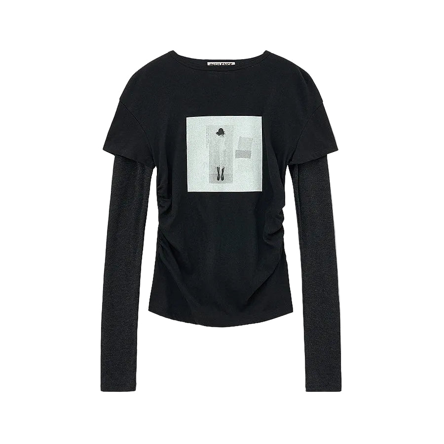 Archiving Draping Long Sleeve BLACK
