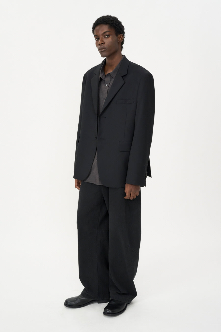 Invision Curved Pants BLACK