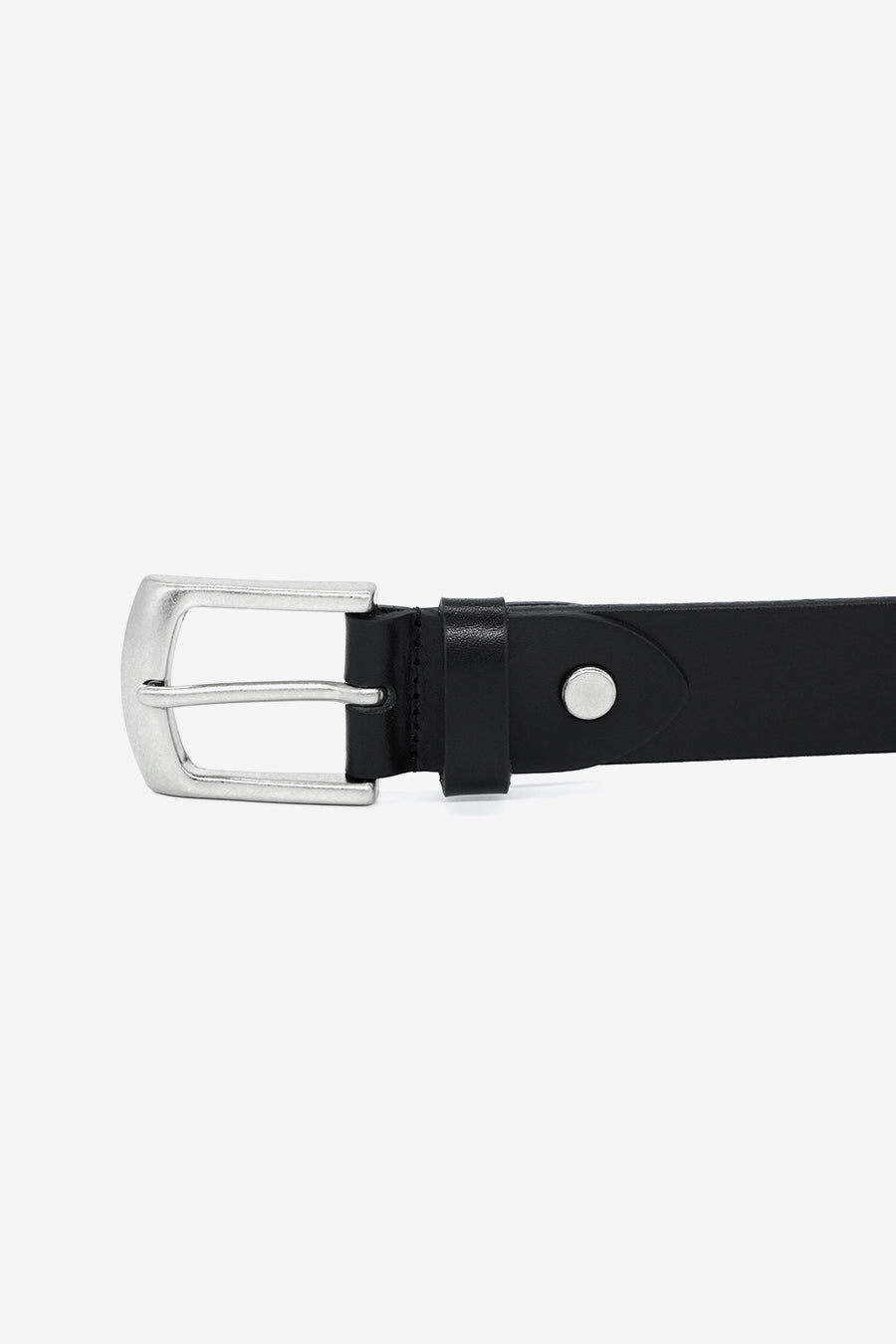 Minimal Leather Belt BLACK