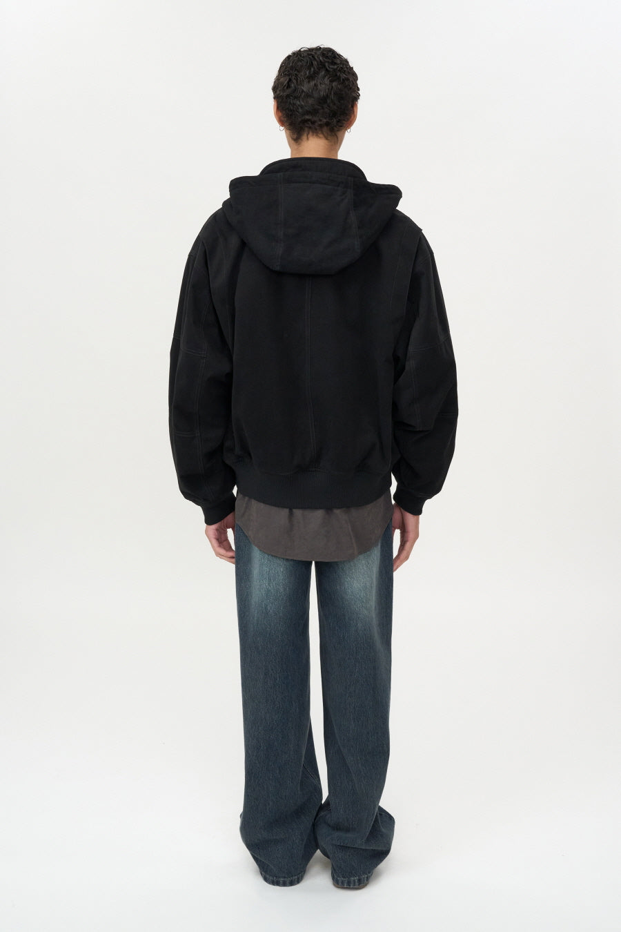 Flight Hooded Bomber BLACK