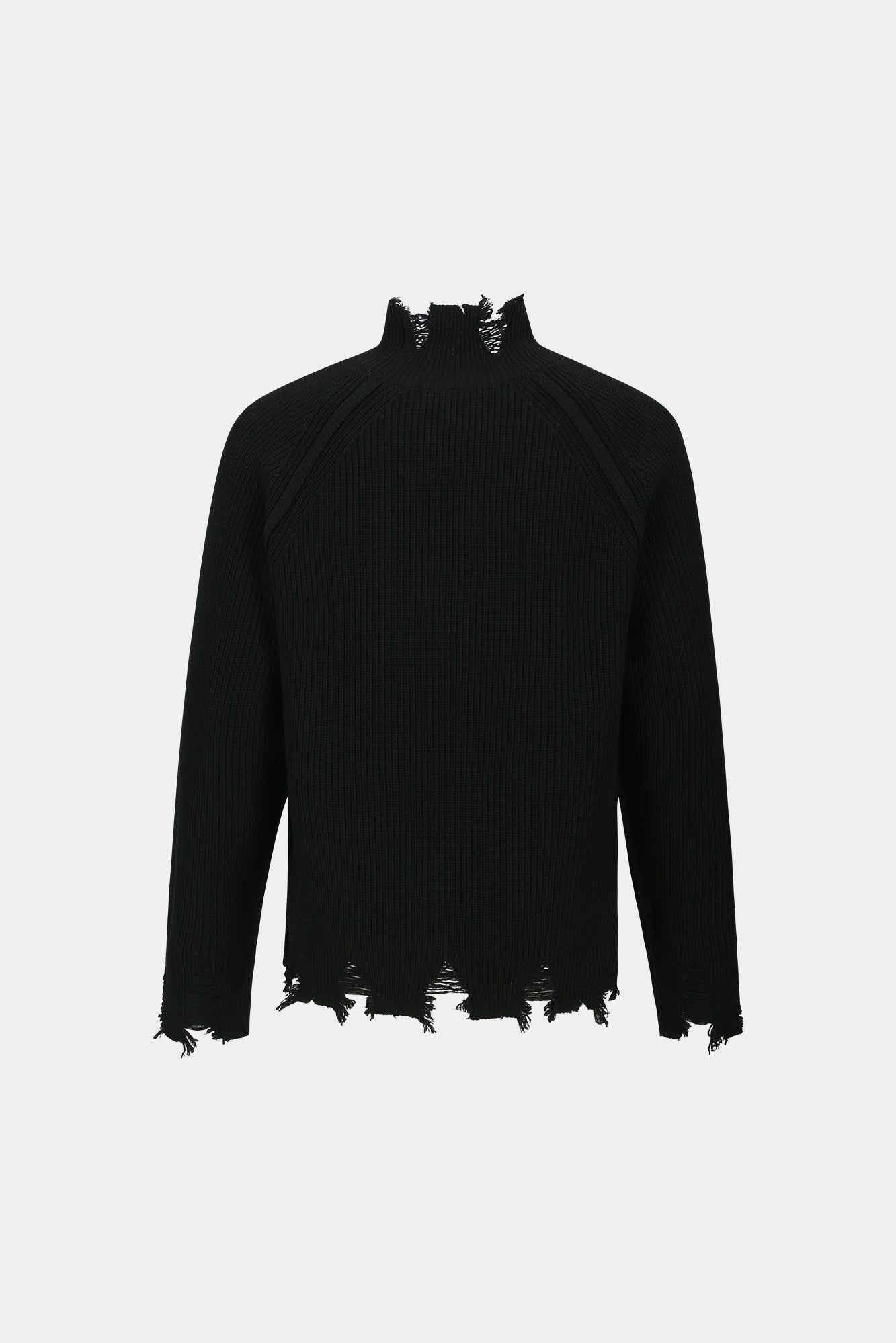 ROGHEN TURTLE NECK SWEATER atb1157m (BLACK)