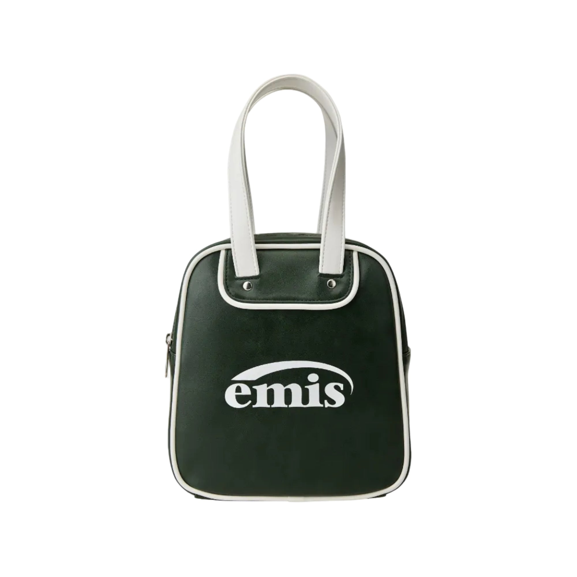 VINTAGE SQUARE BOWLING BAG - GREEN