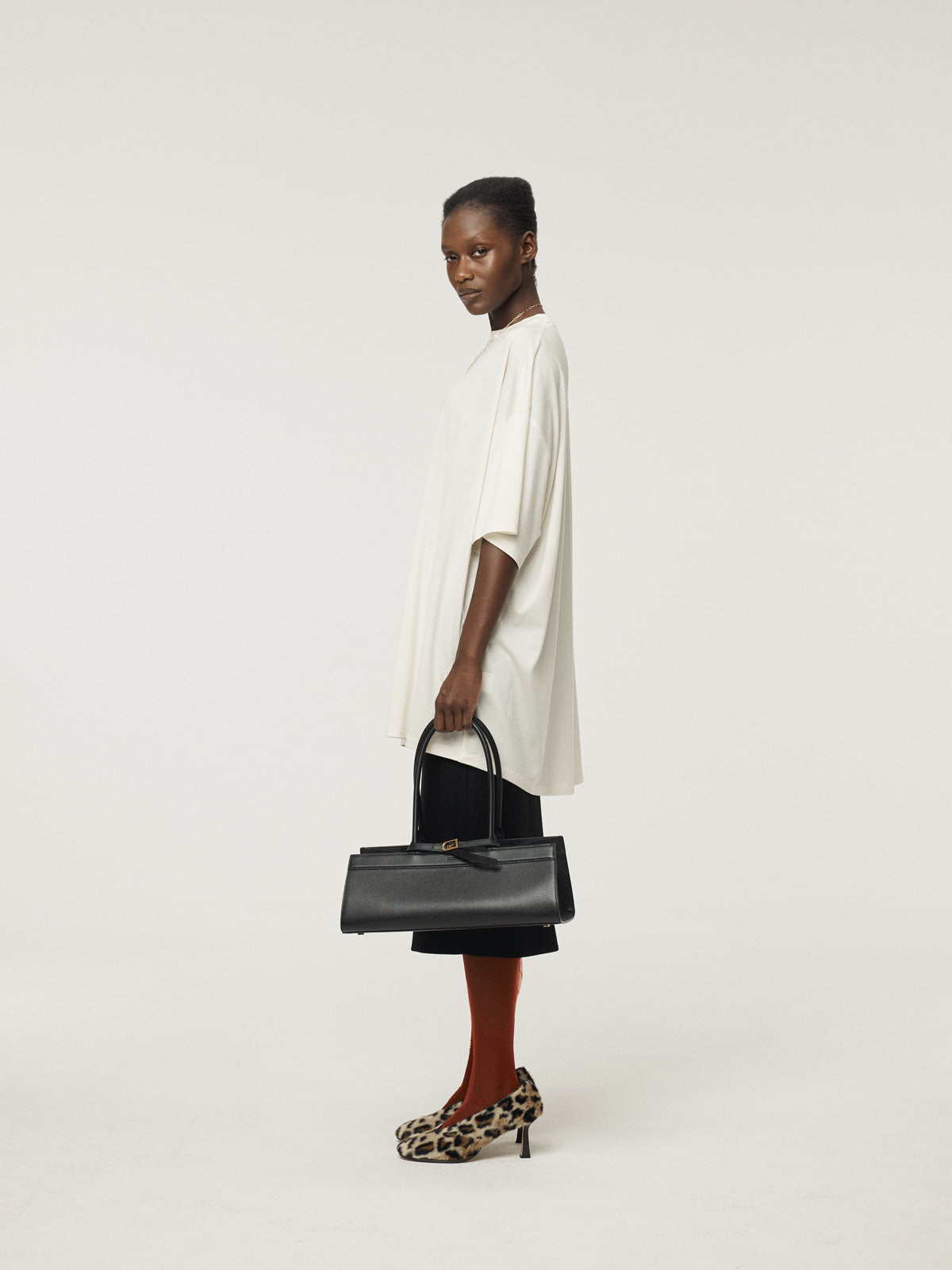 FLUID OVERSIZED T-SHIRT (IVORY)