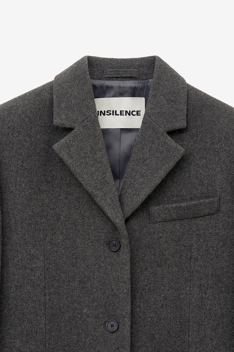 Cashmere Single Maxi Coat BROWN