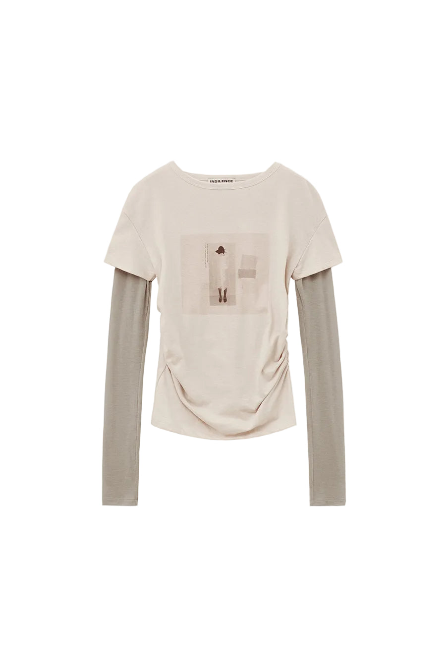 Archiving Draping Long Sleeve ASH BEIGE