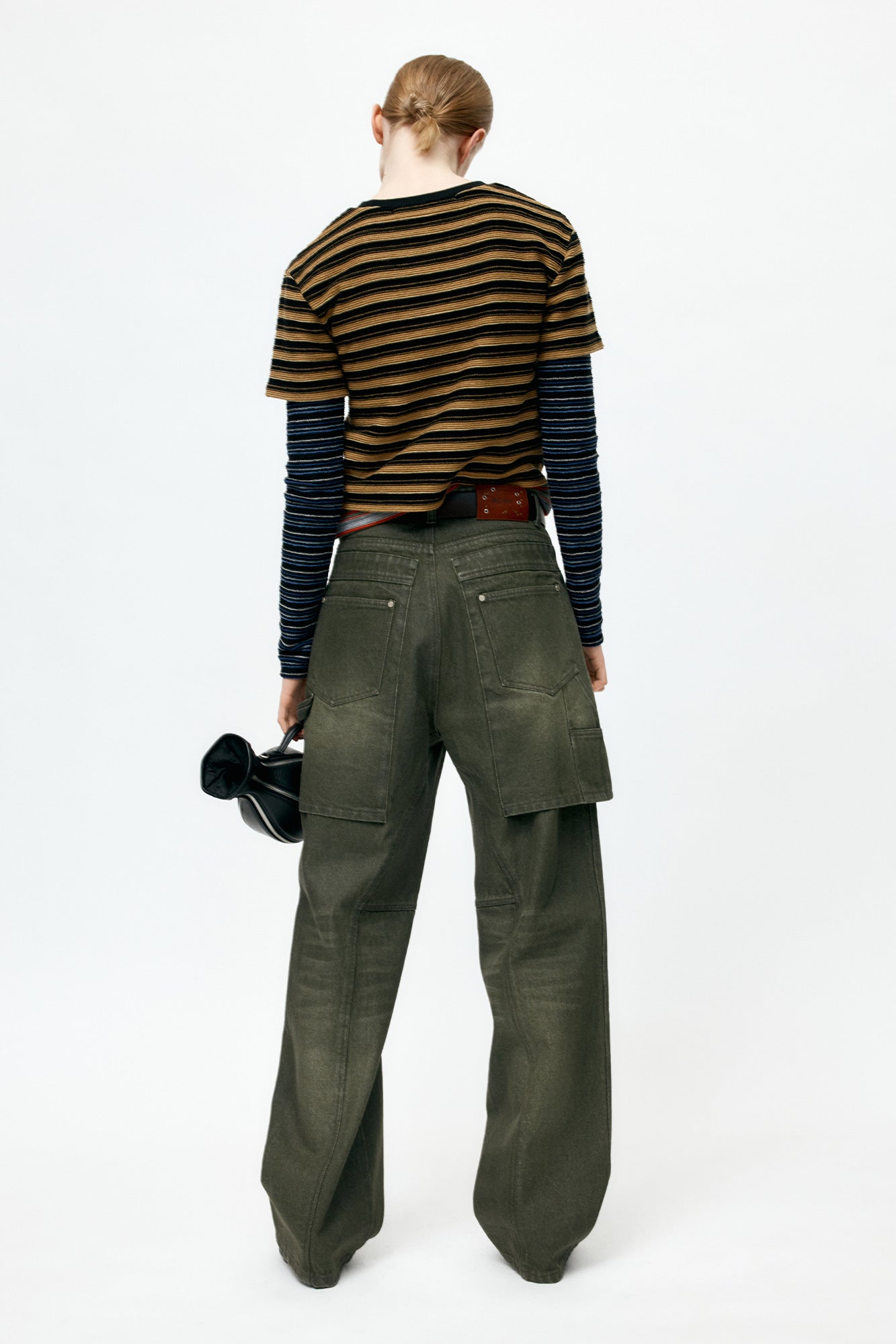 MULTI STRIPE LS T-SHIRTS atb1353w(MULTI)