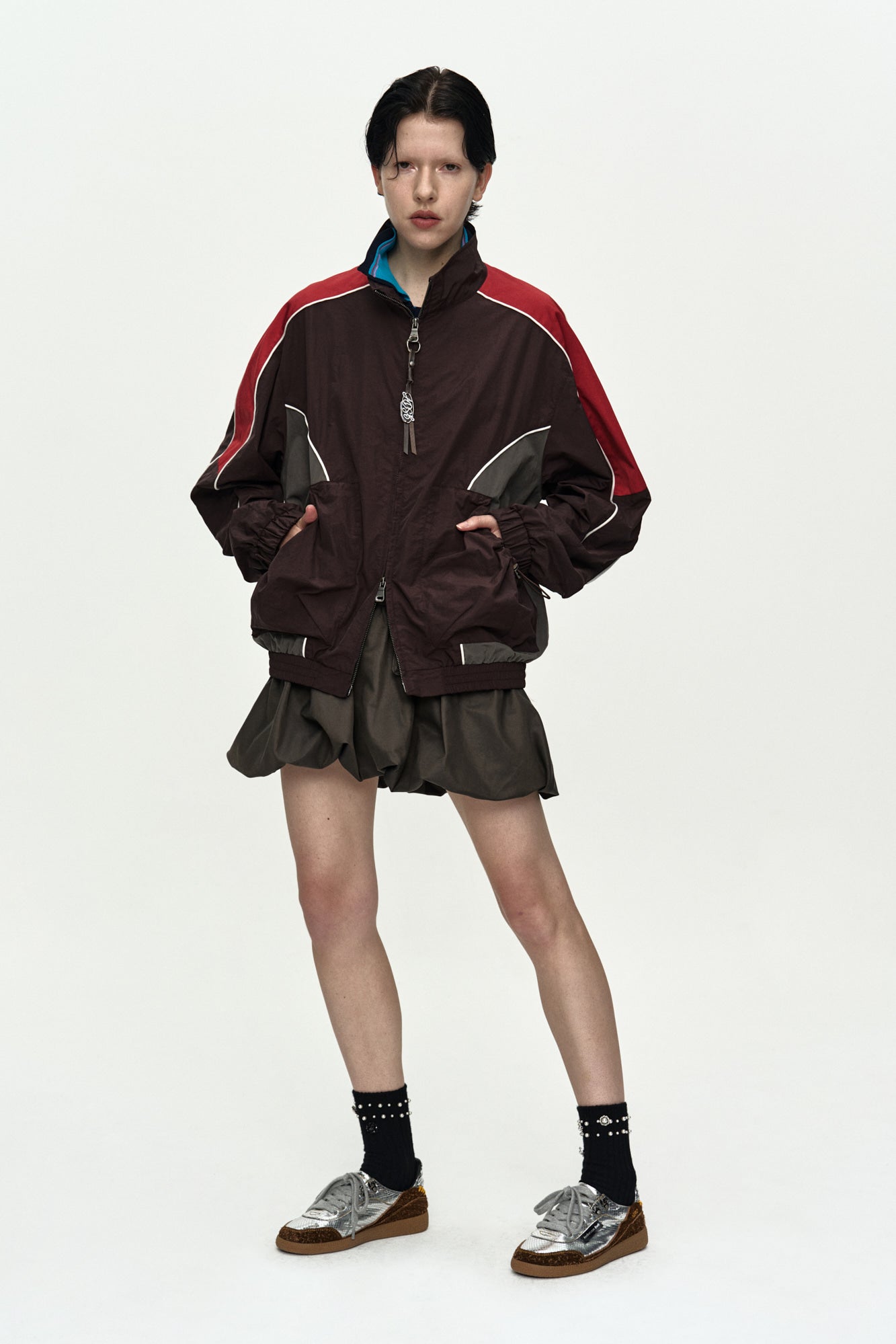 CARGO BALLOON SKIRT apa897w (CHARCOAL)