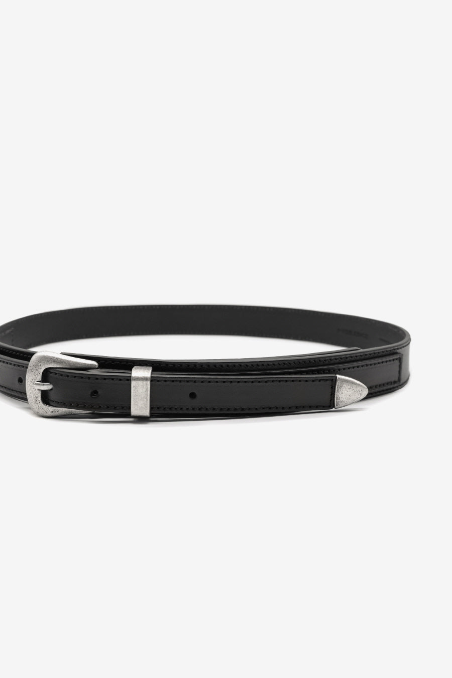 Minimal Western Belt BLACK