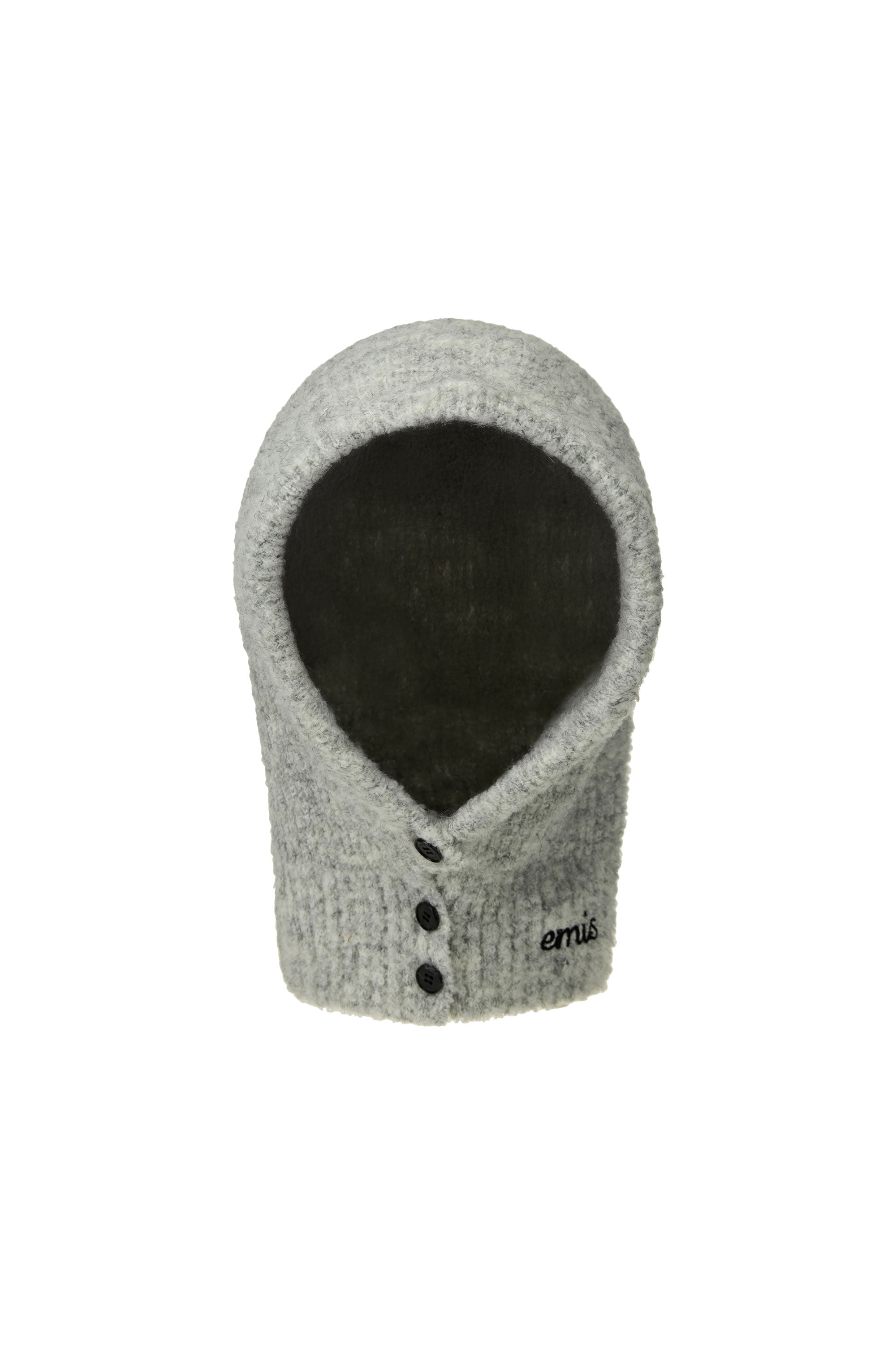 BUTTON BALACLAVA - MELANGE GRAY