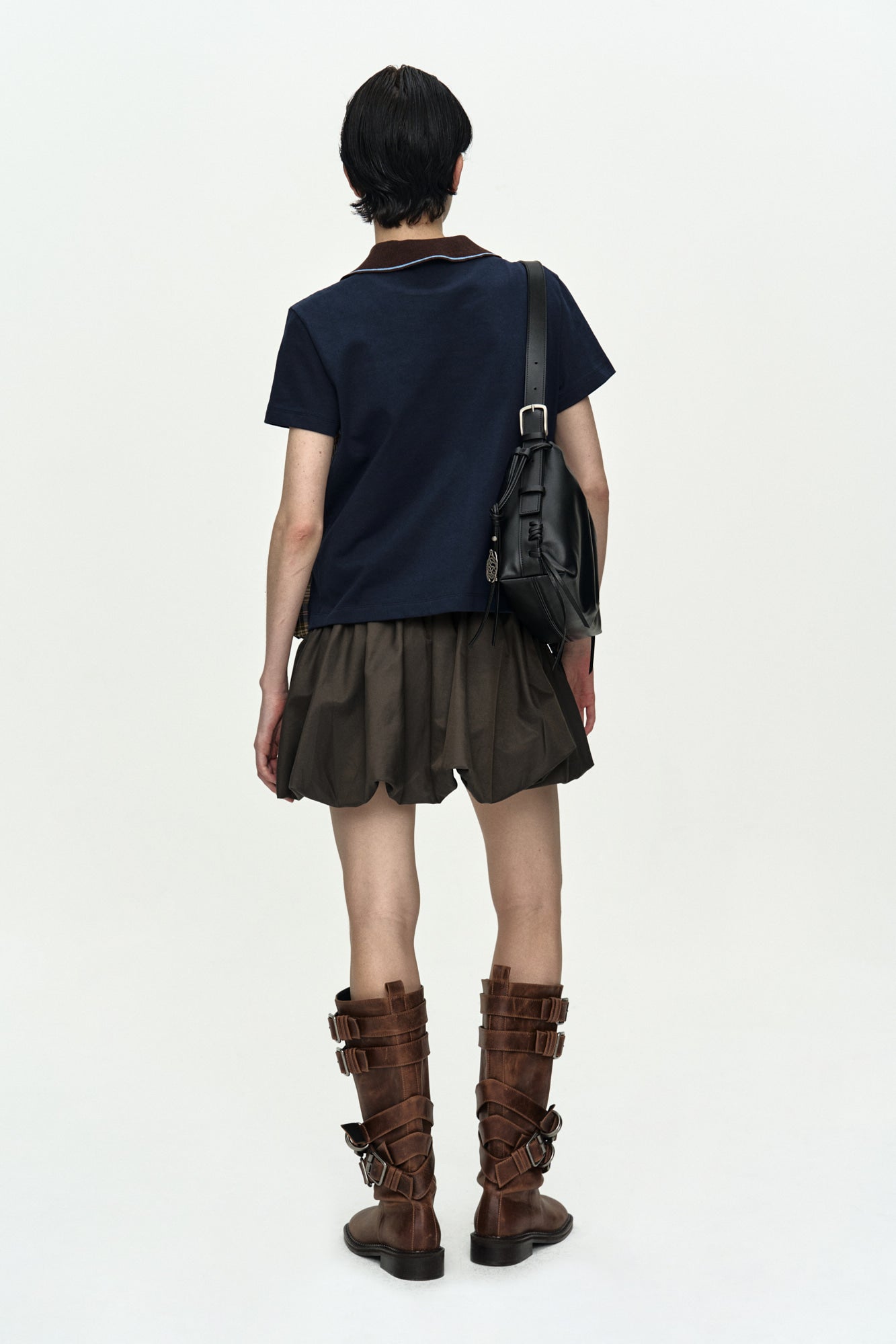 CARGO BALLOON SKIRT apa897w (CHARCOAL)