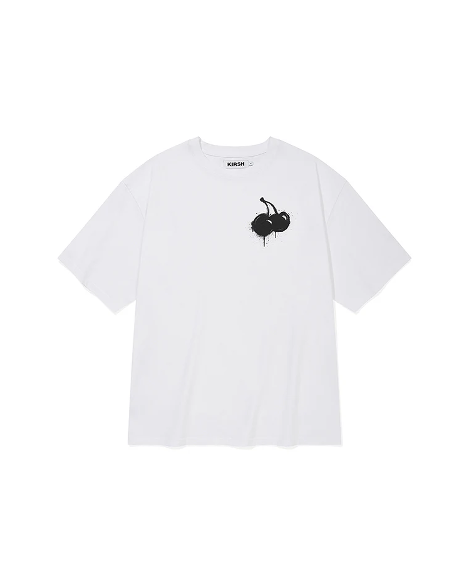 MELTING CHERRY PIGMENT WASHING T-SHIRT [WHITE]
