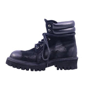 6.5cm 1990 Commando Sole Suede Boots Black