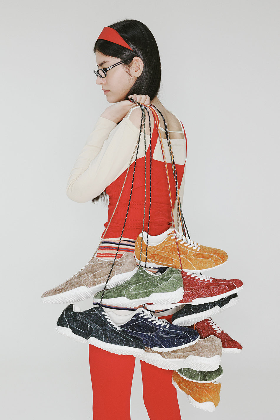 Spider Pop Sneakers Beige