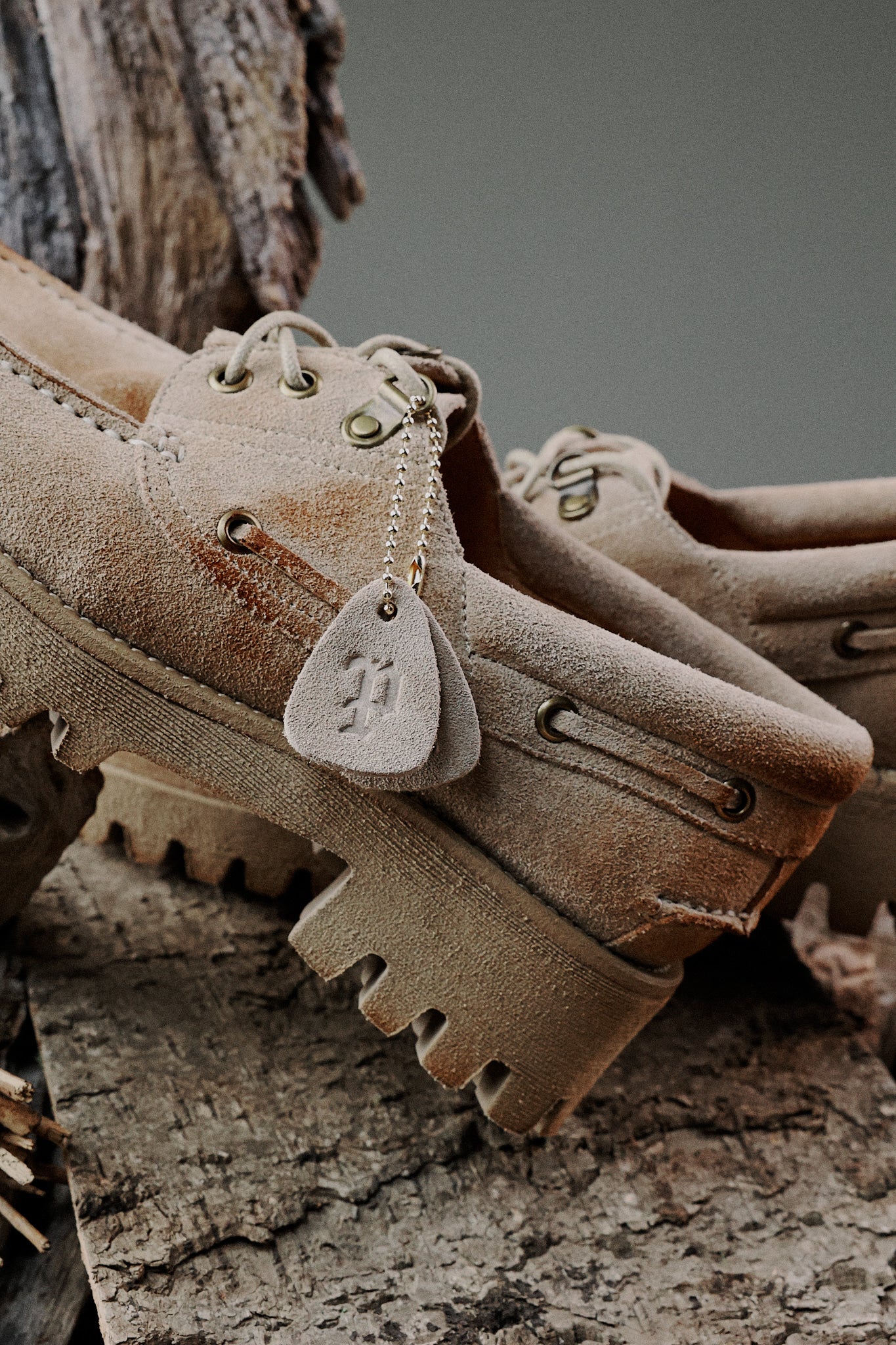 Yase x Piro Boat Shoes Sand