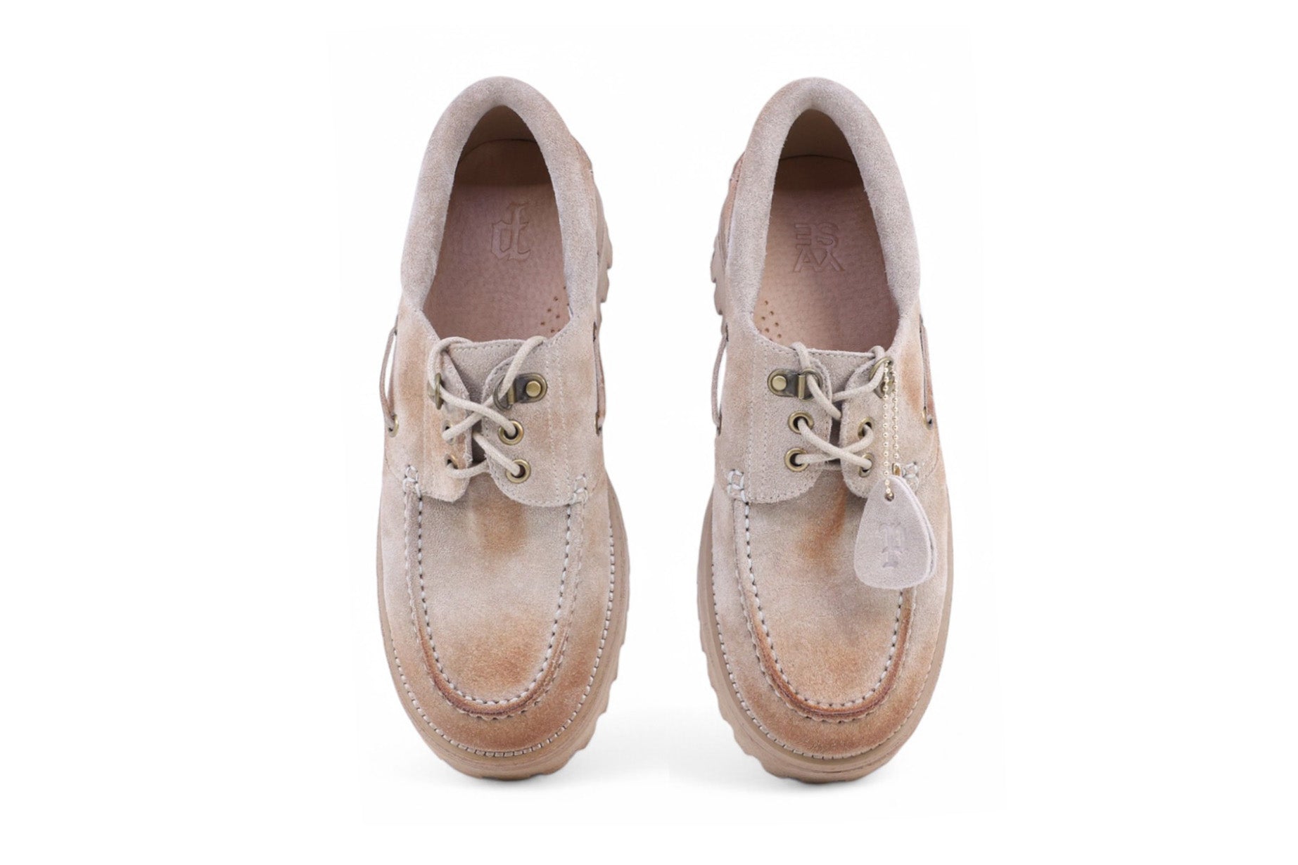 Yase x Piro Boat Shoes Sand