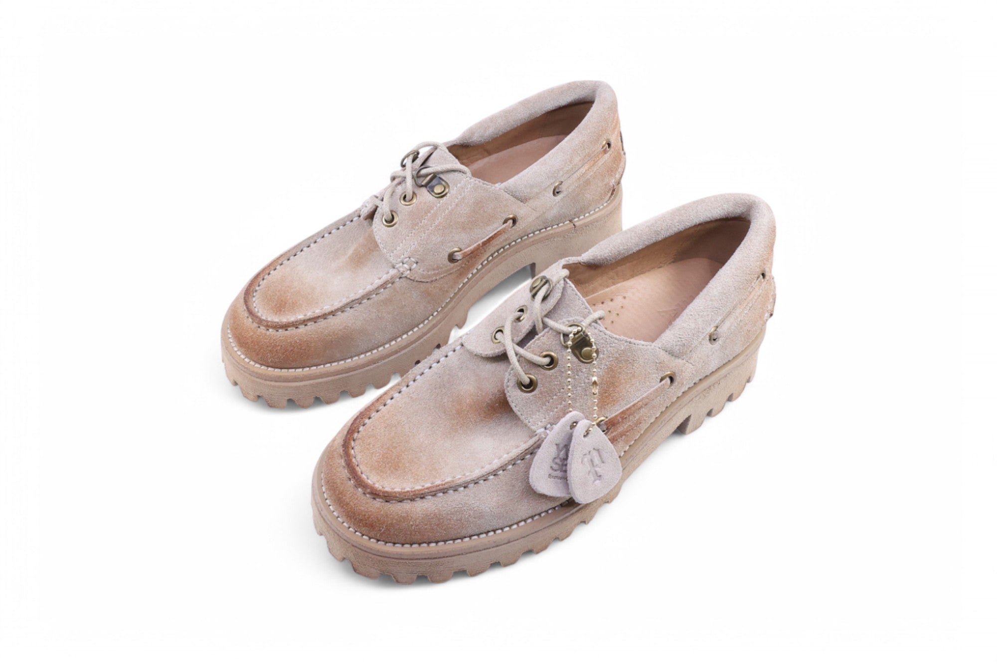 Yase x Piro Boat Shoes Sand