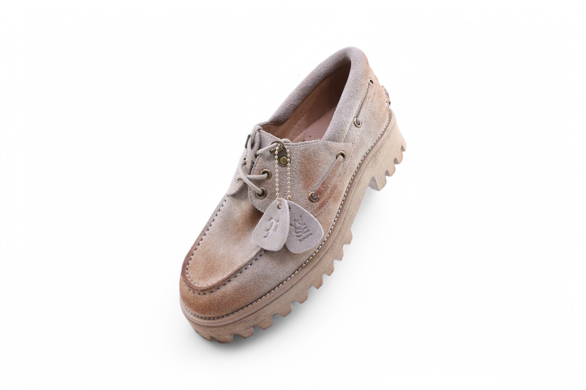 Yase x Piro Boat Shoes Sand