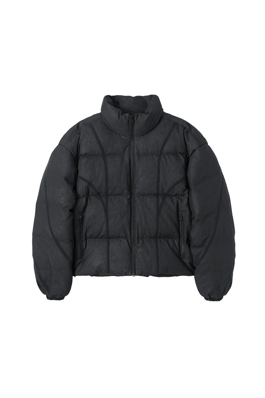 Double layered down jacket BLACK