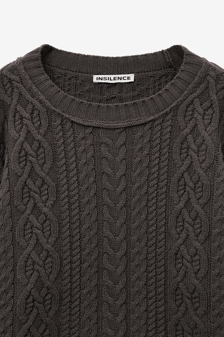 Grunge Fisherman Pullover ASH BROWN