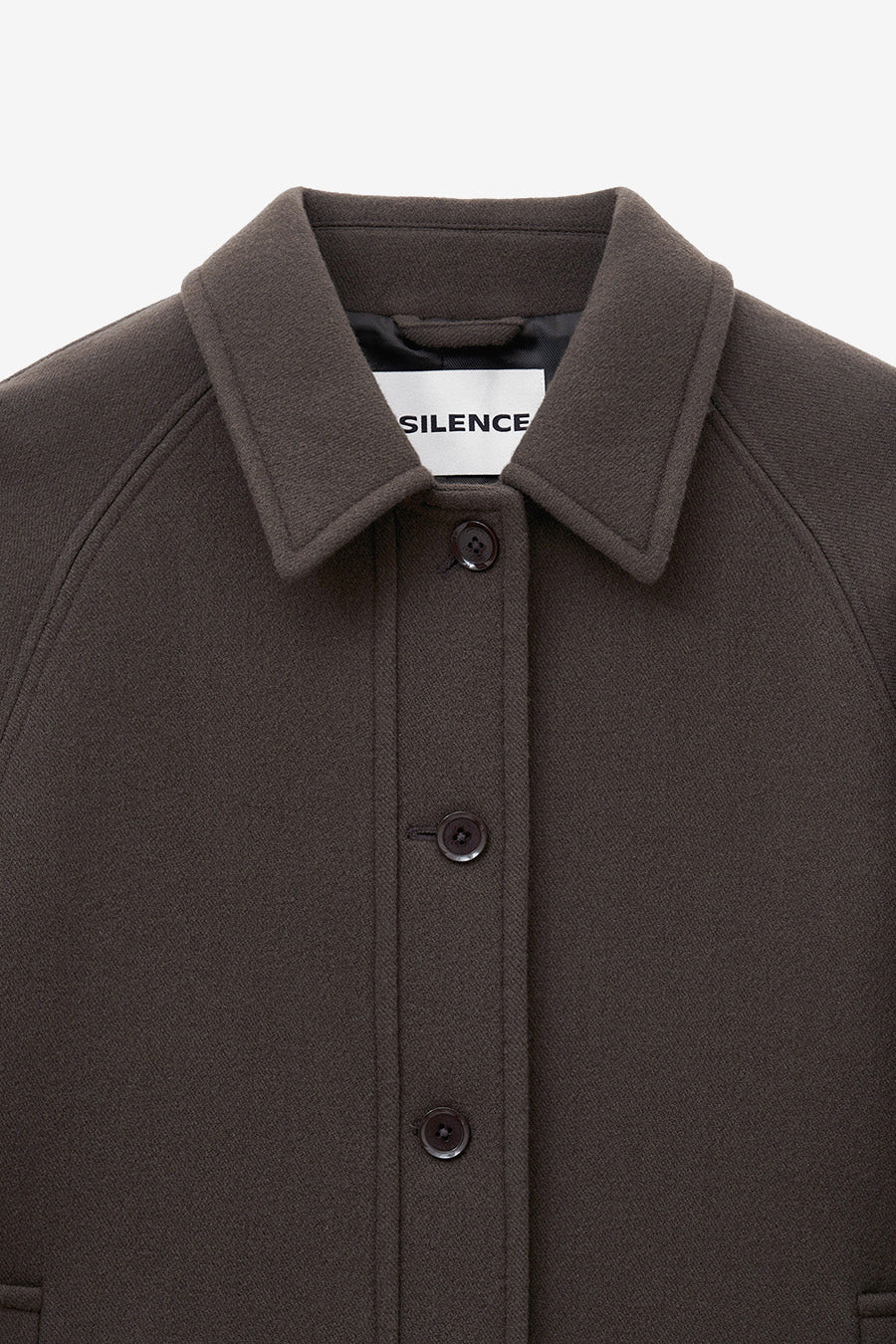 Soft Half Balmacan Coat BROWN