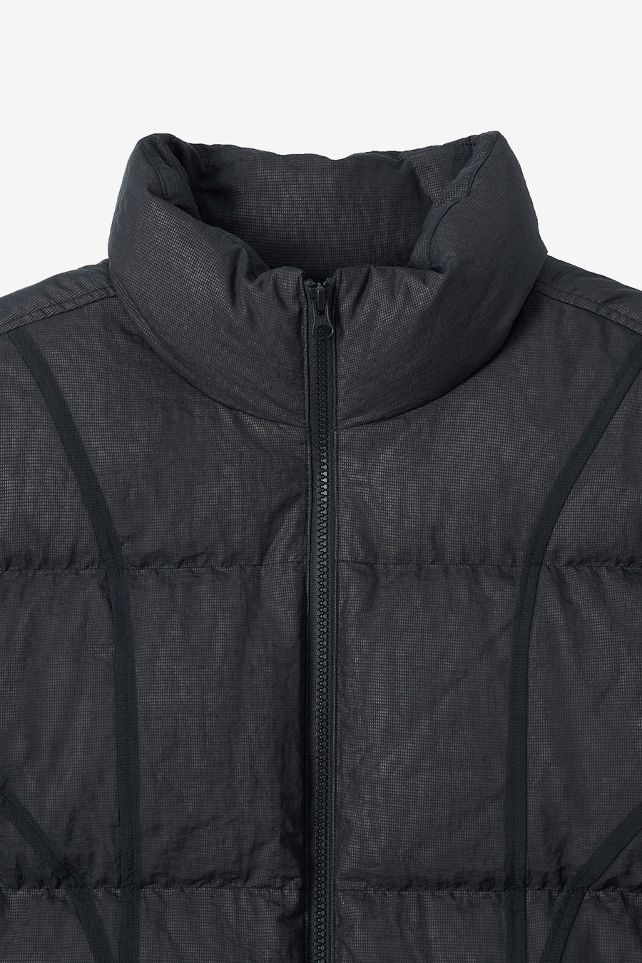 Double layered down jacket BLACK