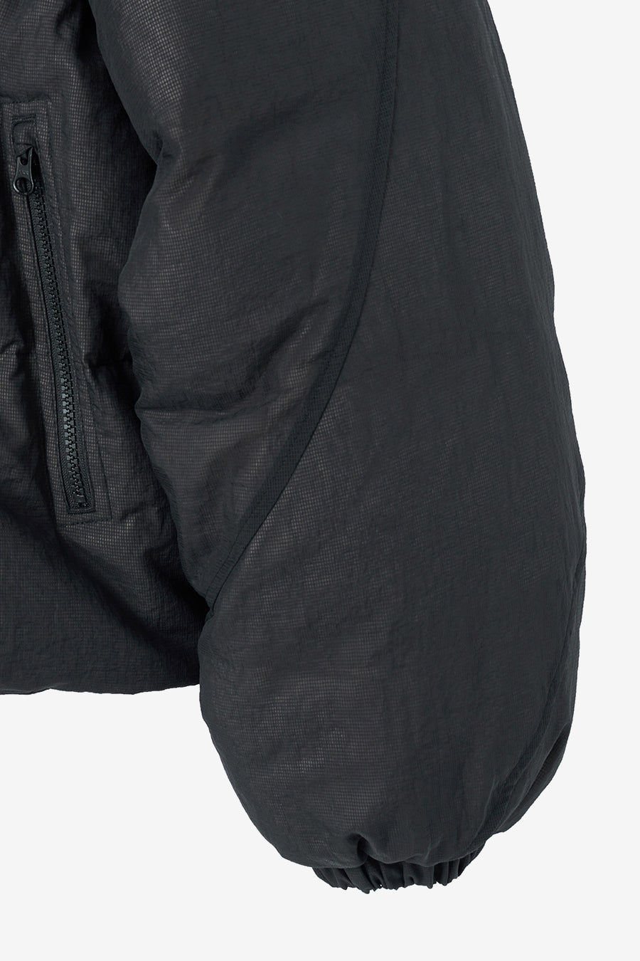 Double layered down jacket BLACK