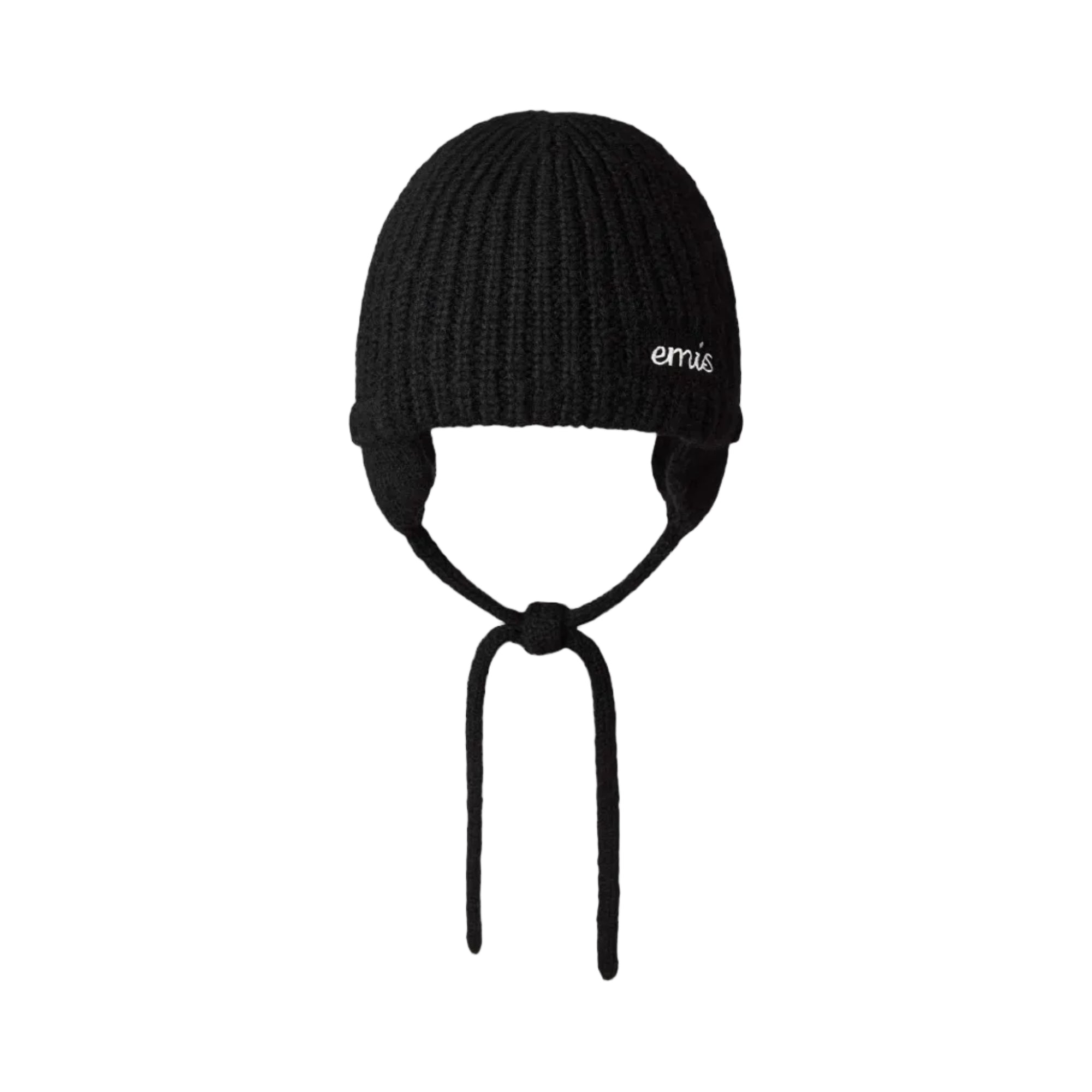 EARMUFF BEANIE - BLACK