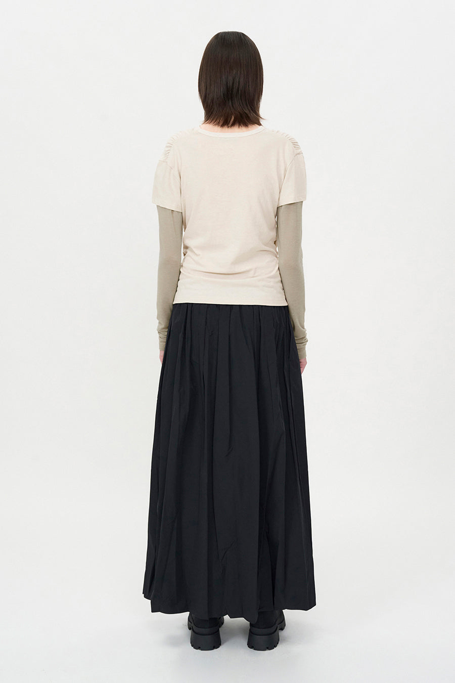 Archiving Draping Long Sleeve ASH BEIGE