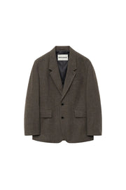 Retro Wool Blazer BROWN