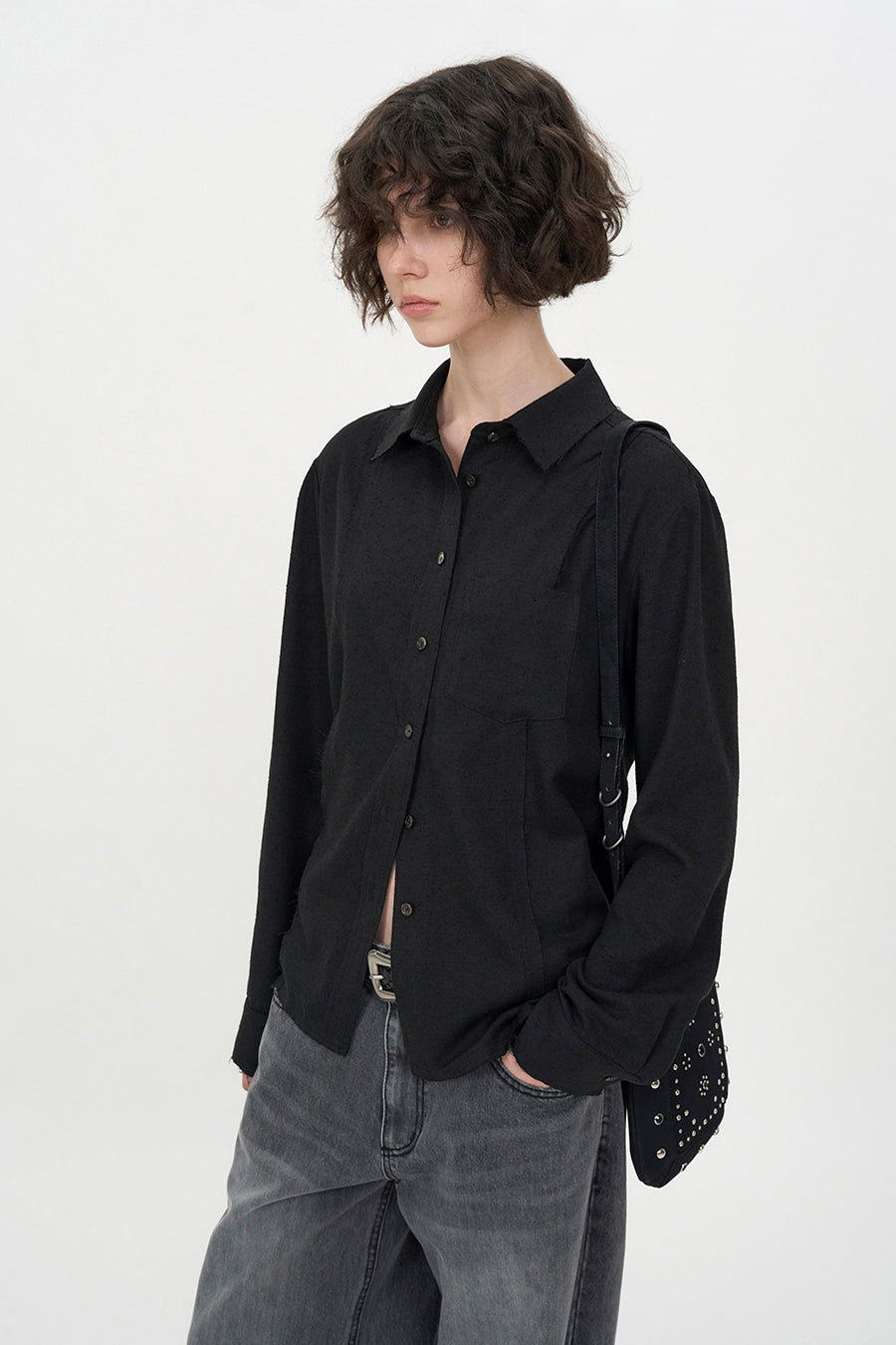 Western Stud Mini Bag BLACK