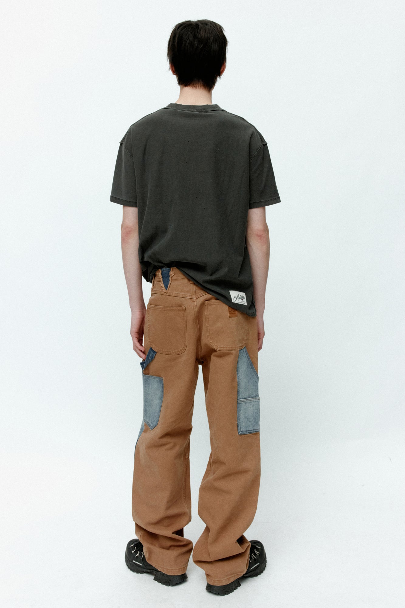 UNISEX HEART MESSAGE T-SHIRT atb1251u (CHARCOAL)