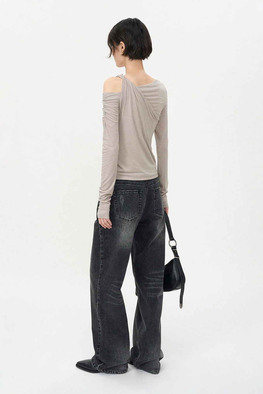 Vintage Wide Denim BLACK