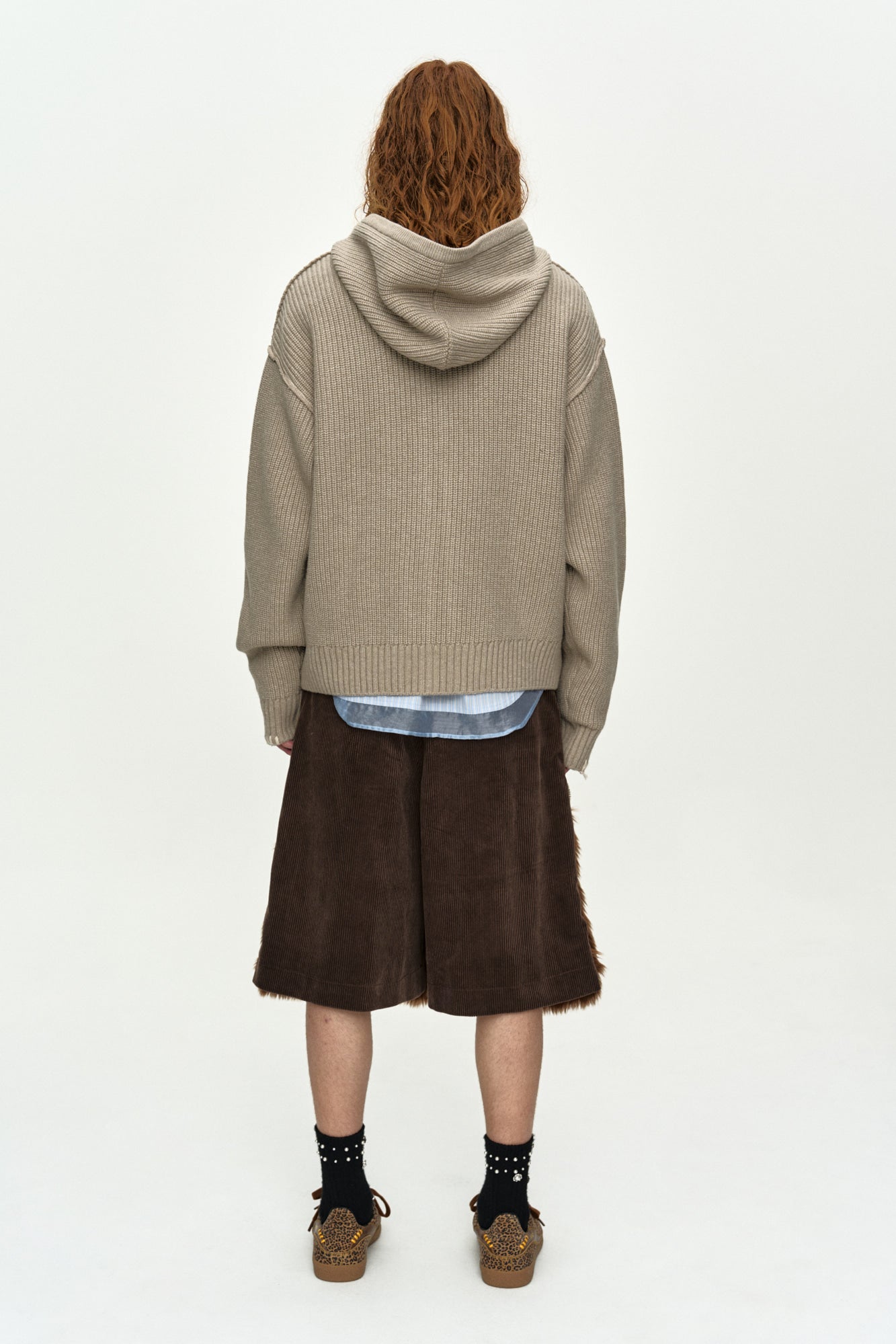 UNISEX HEART LOGO HOOD ZIP-UP SWEATER atb1420u(BEIGE)