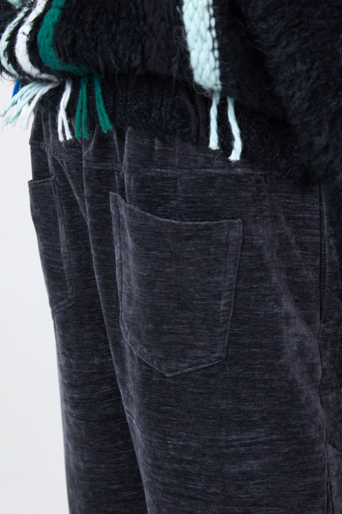 BIKER TRACK PANTS apa859u (CHARCOAL)